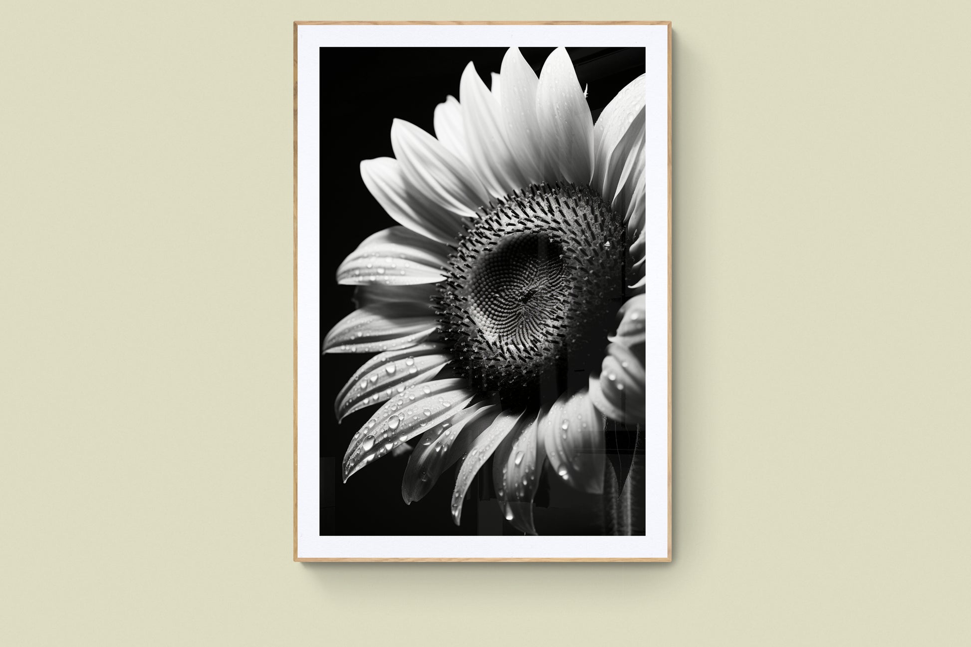 BnW Sunflower